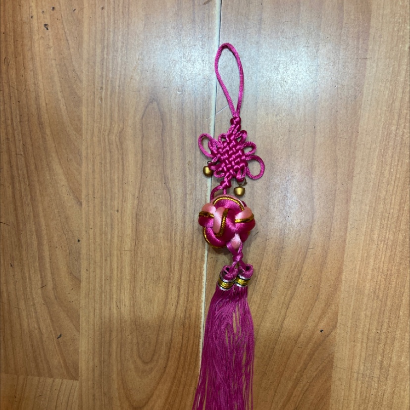 R2 plum pink lucky ball hanging bell