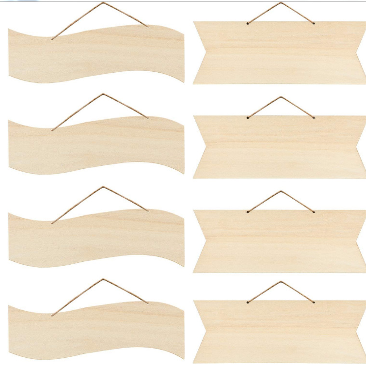 长方形挂饰 乡村风留言板 指示牌