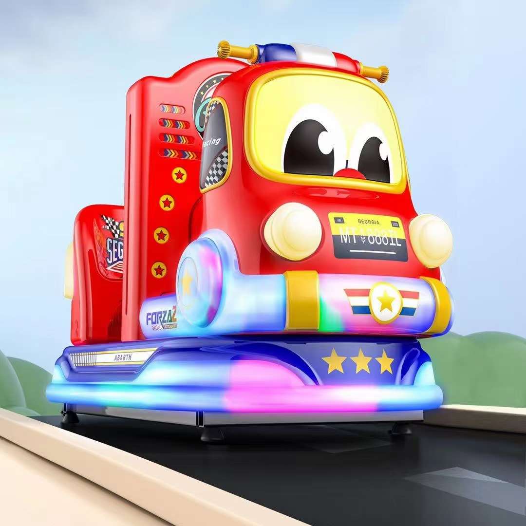 Coin-operated two-seat supermarket commercial rocking machine rocking car detail image 1