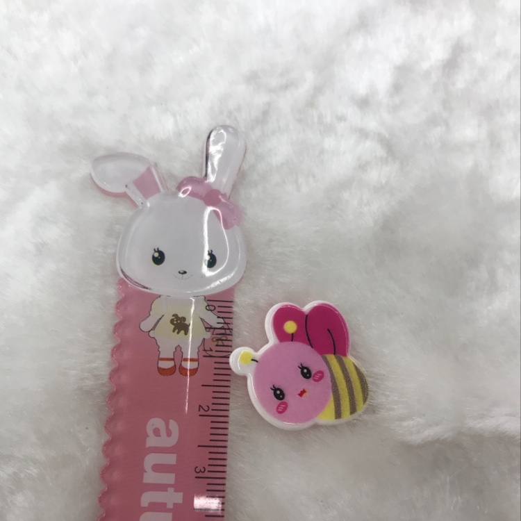 Butterfly Flower Jewelry Accessories, ins cute and fresh girl pink bee factory direct sales, big discount, quality guaranteed Specification image