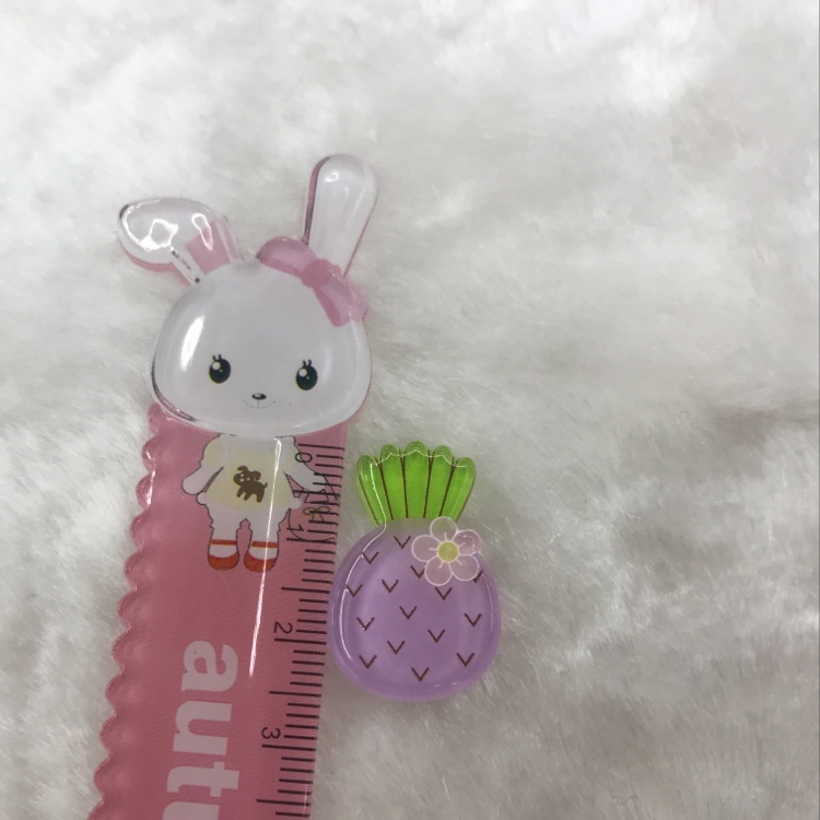 Butterfly Heart Accessories, ins Cute and Fresh Girl Fruit Series, Pineapple Factory direct sales, big discount, quality guaranteed Specification image