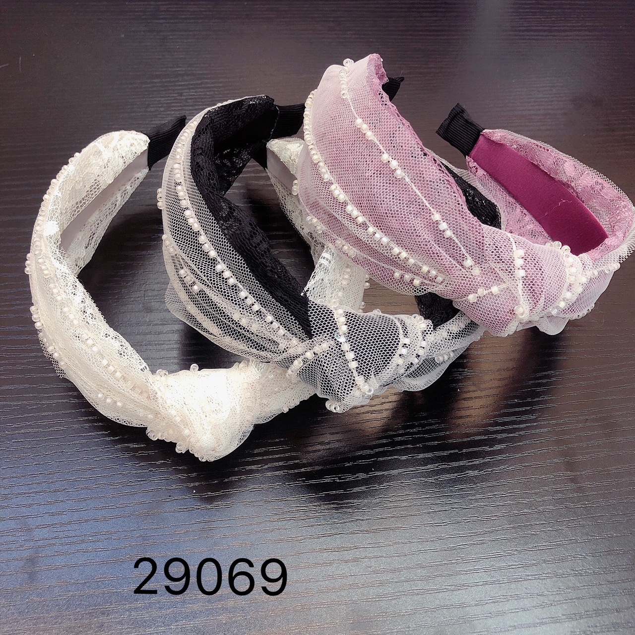 热销新款发饰时尚百搭简约发带头箍优雅发箍韩版手工打结布艺发箍发箍29069