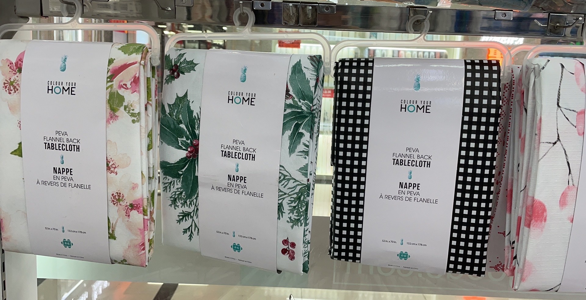Flannel Tablecloth Waterproof And Oil-Proof 132*178㎝ Flower Type Multiple Mixed Manufacturers Direct Sales details Picture