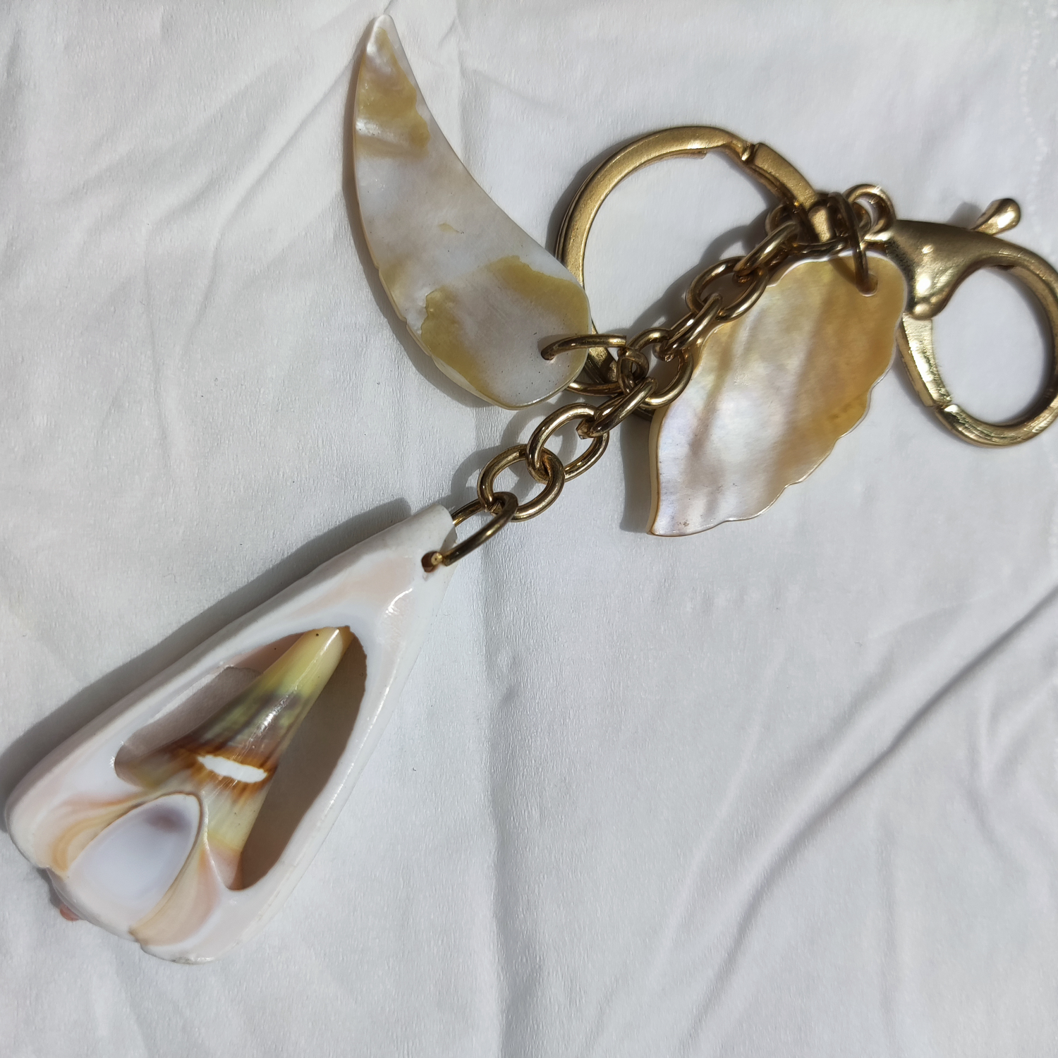 钥匙扣12 贝壳吊坠潮流韩版时尚百搭钥匙扣图