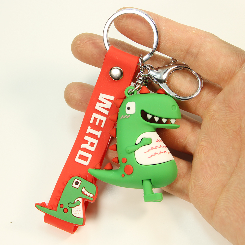FLY518 cartoon cartoon figure key chain pendant package mail PVC soft rubber doll ins fashion backpack hanging decoration car key chain thumbnail