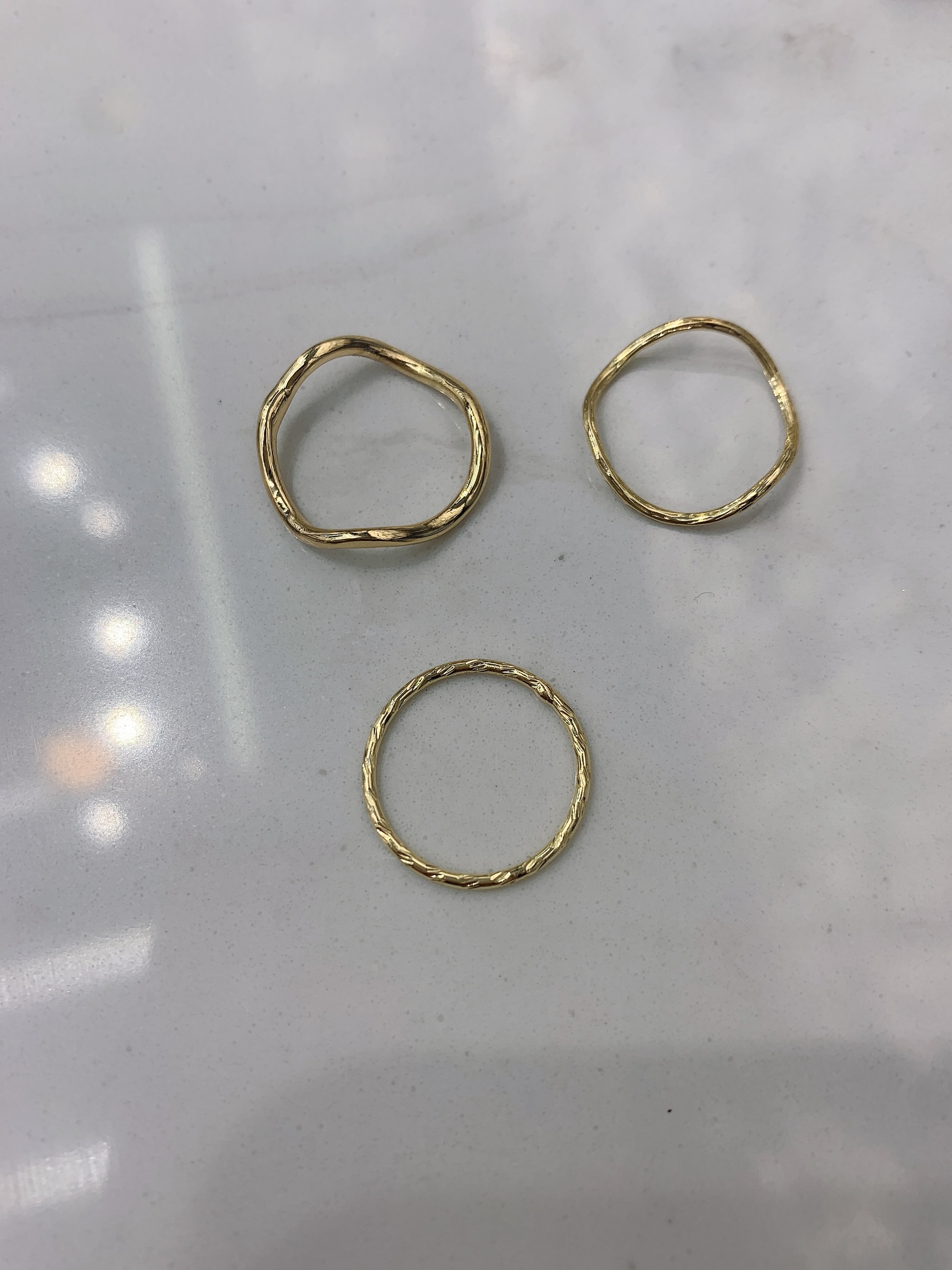A versatile and elegant basic smooth ring with a circle, an Instendors-popular joint ring for index fingers, for women Specification image