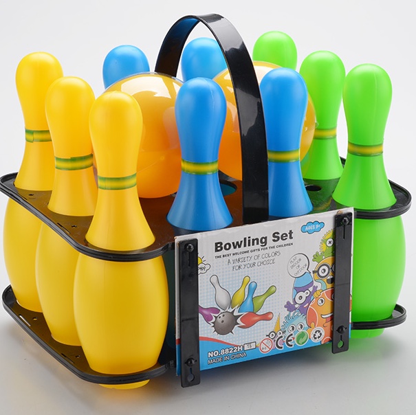 Children's bowling toy set, boys' ball toys, indoor extra-large size, outdoor parent-child sports baby toys 08-861