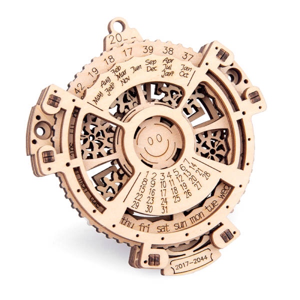 WD2115F Wooden perpetual calendar