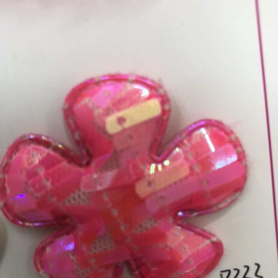 Beaded plum blossom 31 Sequined bow tie 1, elegant autumn and winter plush flower duckbeak clip new forest-style