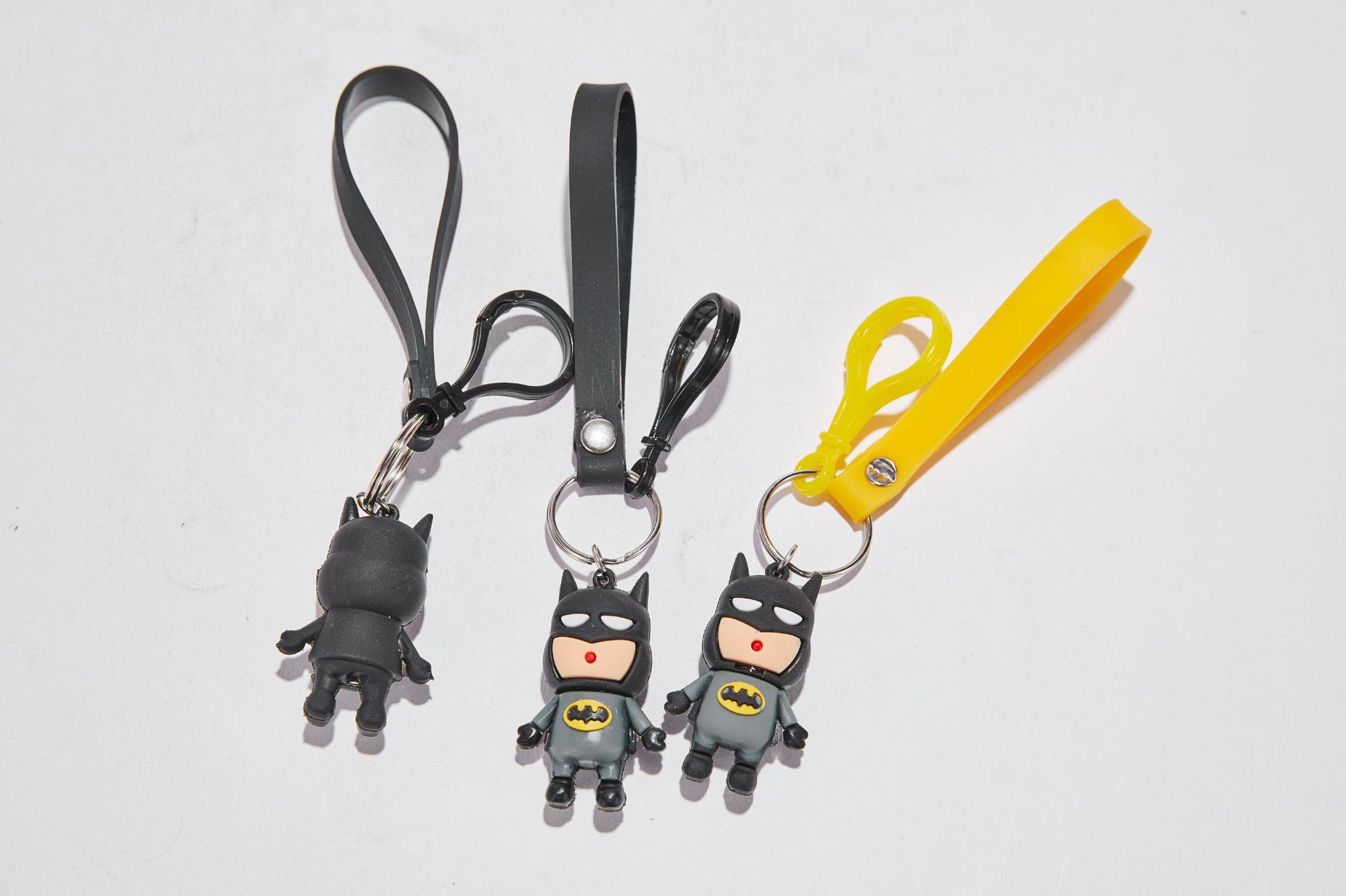 FLY536 Gift, popular toys, Batman pendants, Batman keychains, Hero Batman silicone figurines details Picture