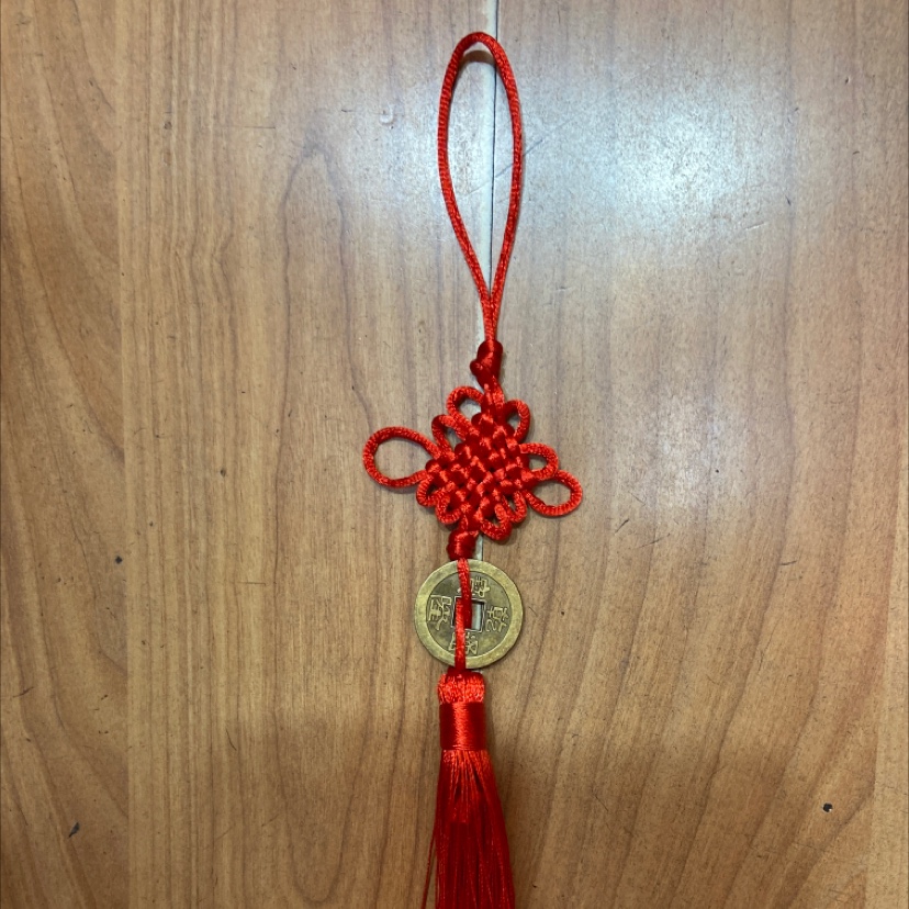 R6 plate red knot hanging alloy copper coins