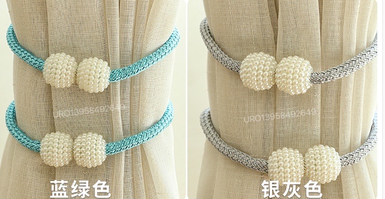 Pearl Magnetic Curtain Clip Curt Holders Tieback Clips Ha详情图6