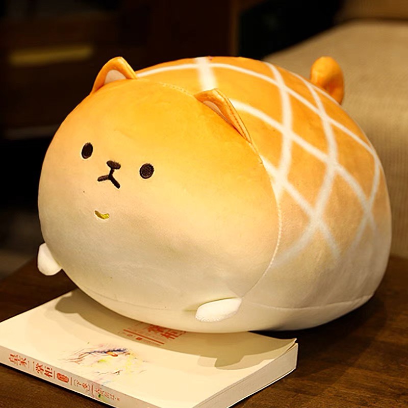 Stuffed cat doll Shiba Inu dog doll bed super soft pillow girl sleeping doll girl