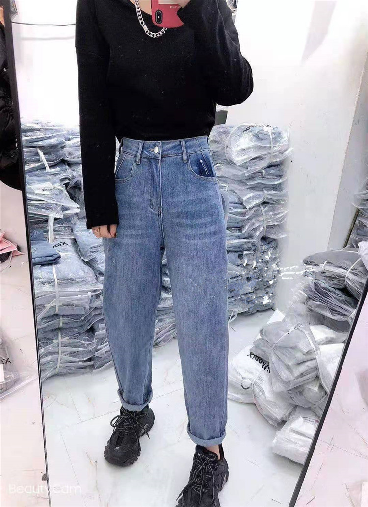 Jimmy Seio 2021 Women's Summer New Jeans Versatile 1B2128002 Item Picture