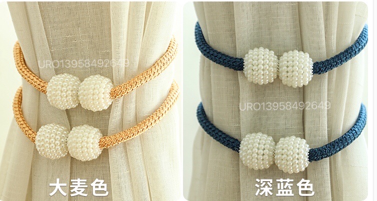 Pearl Magnetic Curtain Clip Curt Holders Tieback Clips Ha详情图9