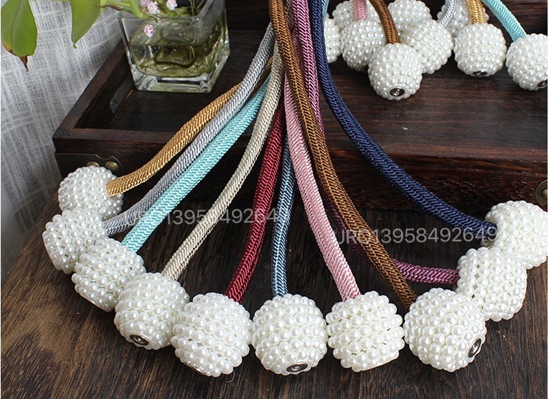 all kinds of Pearl Magnetic Curtain Clip  Application Scenario