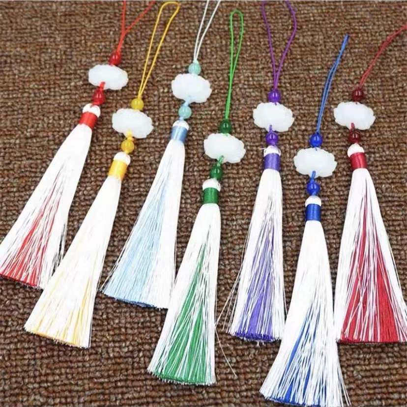 Factory direct sales of lotus two-color tassels