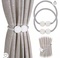 Pearl Magnetic Curtain Clip Curt Holders Tieback Clips Ha白底实物图