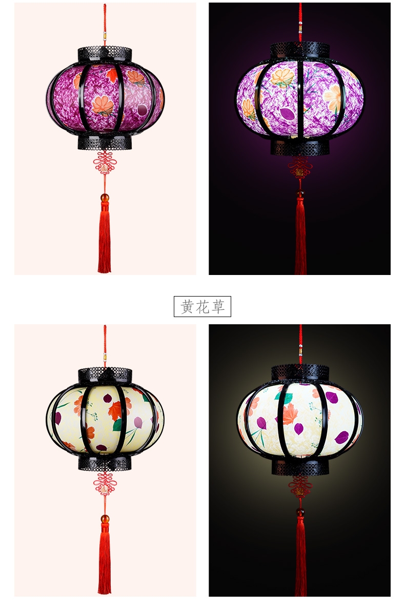 2021 new PVC anti-flower and anti-plant garden lights, stage decoration and classical lanterns for filming Item Picture