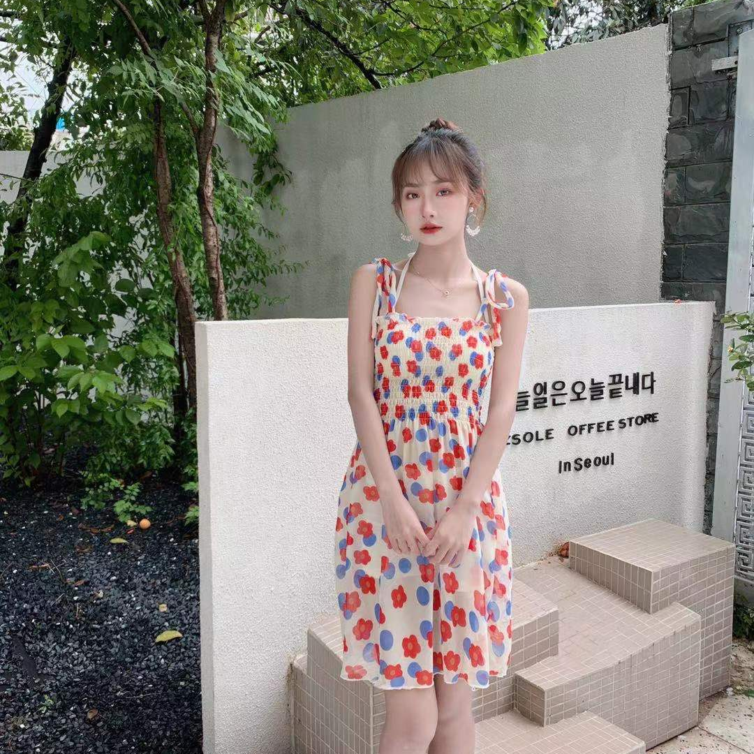 The new one-piece women's seaside sexy hot spring swimsuit A47 is ethereal and slimming