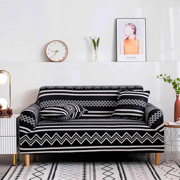 New printed elastic leather sofa cover four seasons universal fabric sofa cushion cover 4