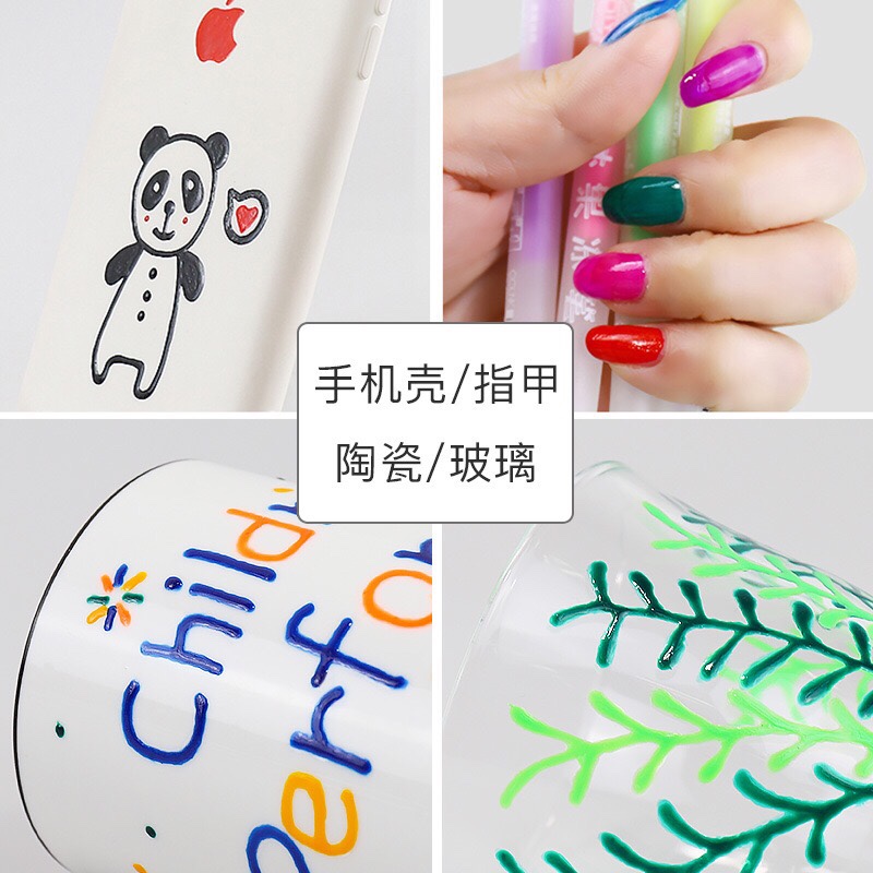 厂家直销儿童荧光笔设计果冻色笔学生标记笔学习绘画动漫手账记录