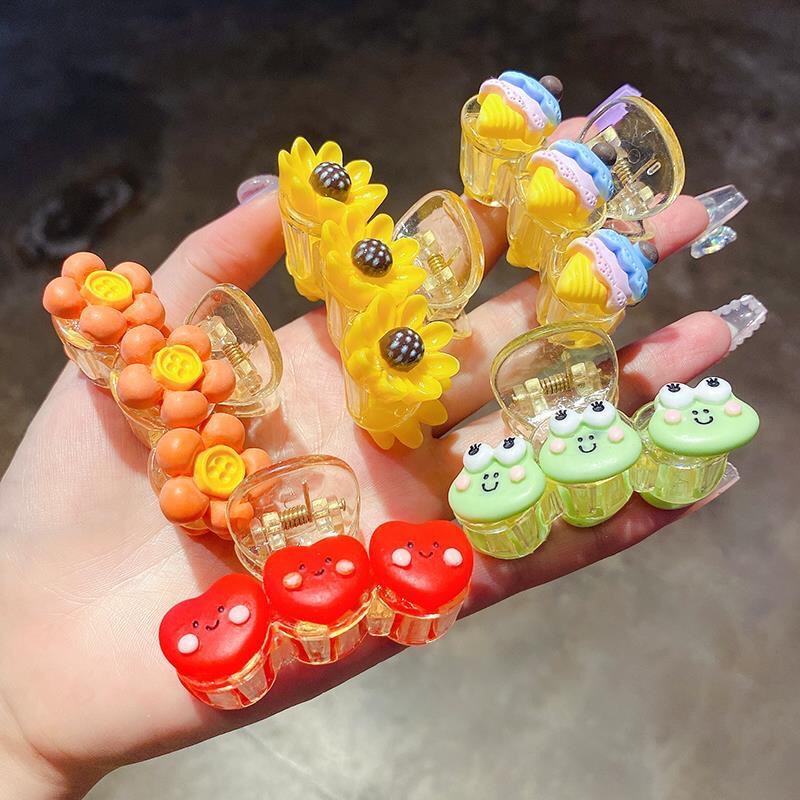 彩色透明儿童夹卡通儿童发夹