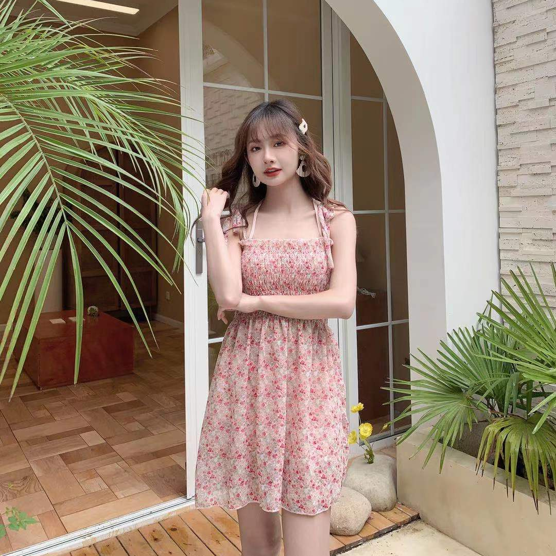 The new one-piece women's seaside sexy hot spring swimsuit A45 is ethereal and slimming