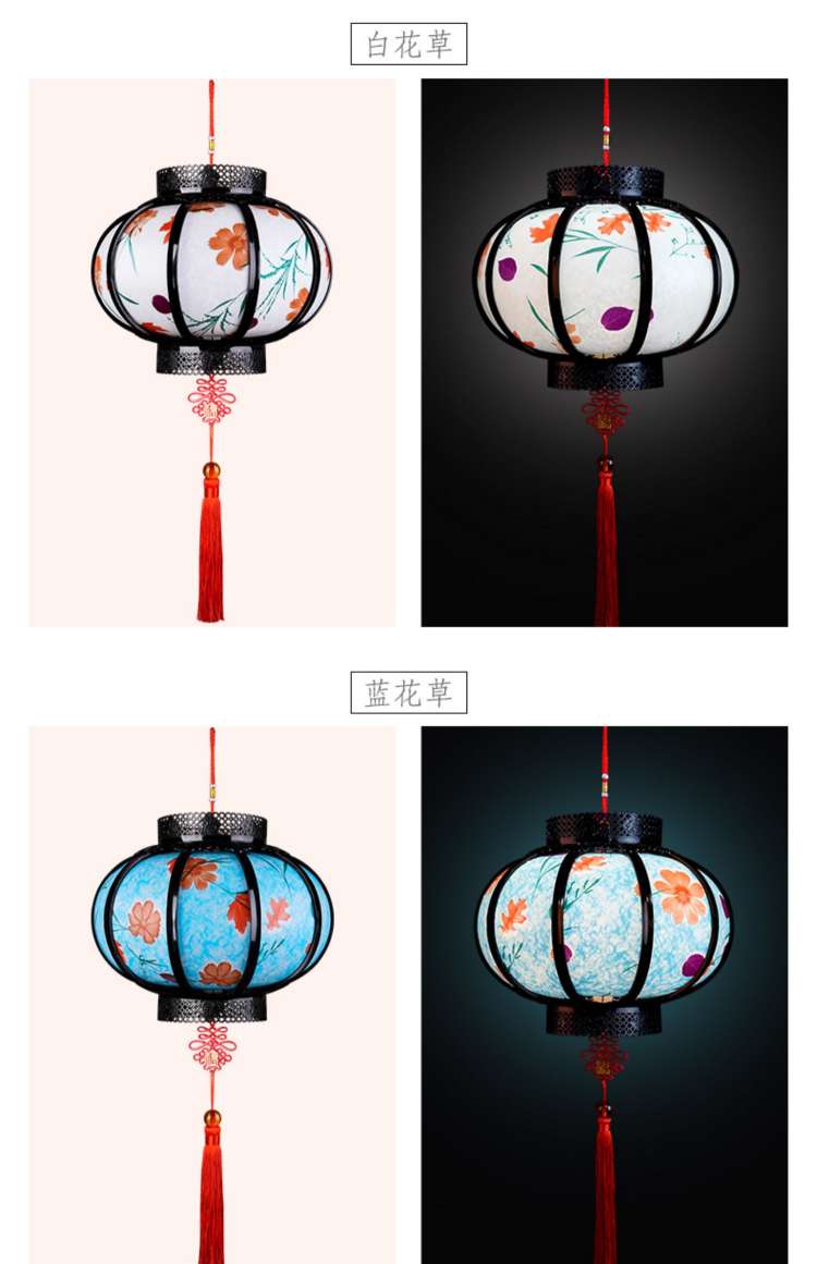 2021 new PVC anti-flower and anti-plant garden lights, stage decoration and classical lanterns for filming Specification drawing