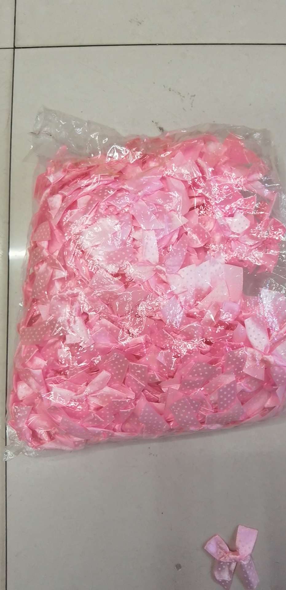 蝴蝶结5分段带印点玩具娃娃帽子篮子鞋子工艺品鞋子毛绒玩具礼品盒现货供应厂家直销详情5