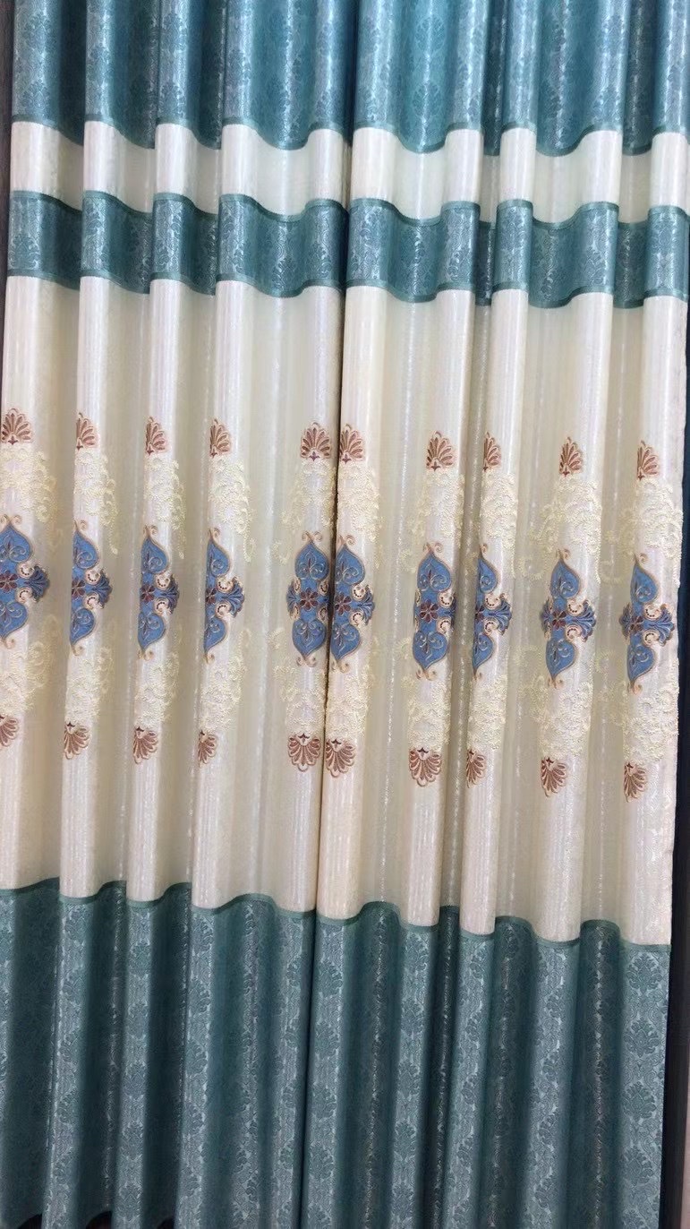 There are many colors and styles of new curtains for foreign trade. Welcome to purchase details Picture