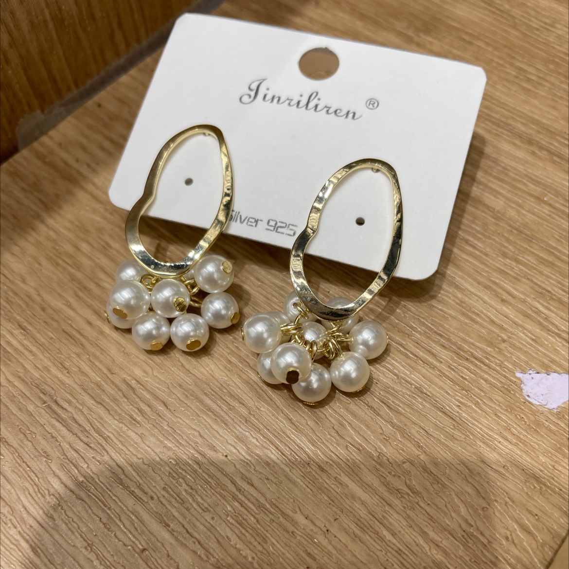 Today Beauty Korean version earrings pearl series handmade unique charm