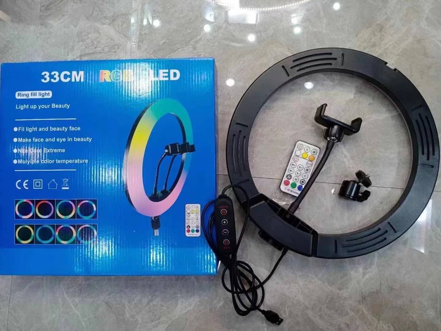 مصابيح بث مباشر بمصابيح الدايود المبتعث للضوء (LED) بمصابيح LED 13 بوصة RGB Application Scenario