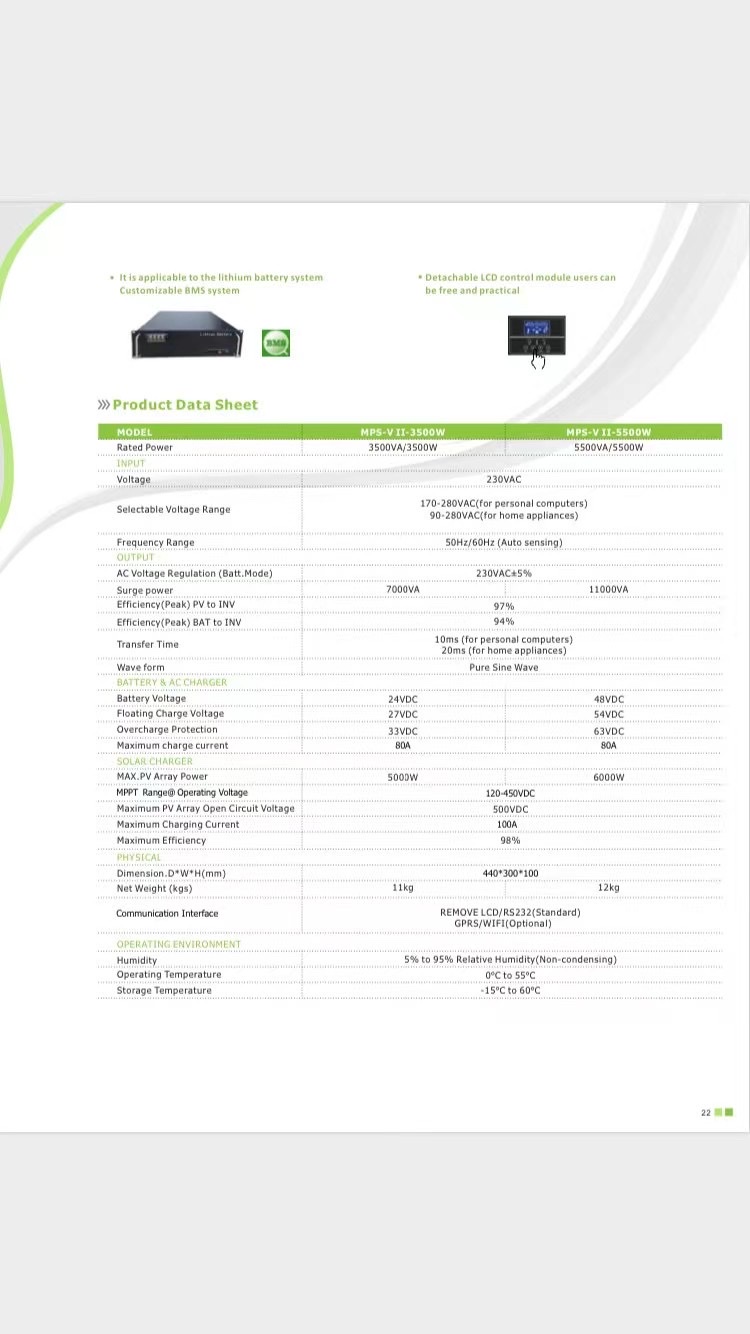 5.5KW 高频离网逆变控制一体机 Solar inverte详情图15