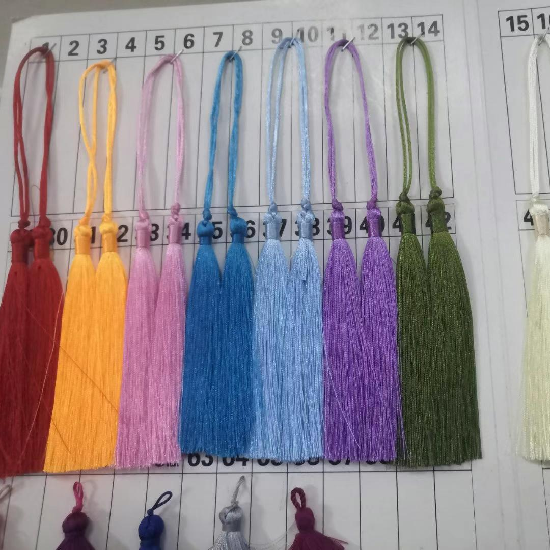 2021 new style factory direct wholesale of raw materials for Chinese knot gifts, double tassels