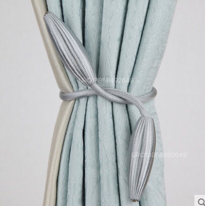 Home Curtain Holdbacks Woven Magnetic C Tiebacks