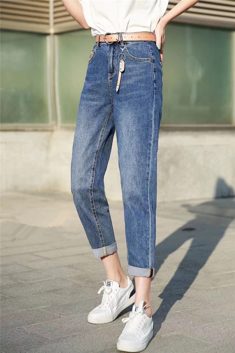 Jimmy Seio 2021 Summer Denim Capri Pants 1B2128105 Item Picture