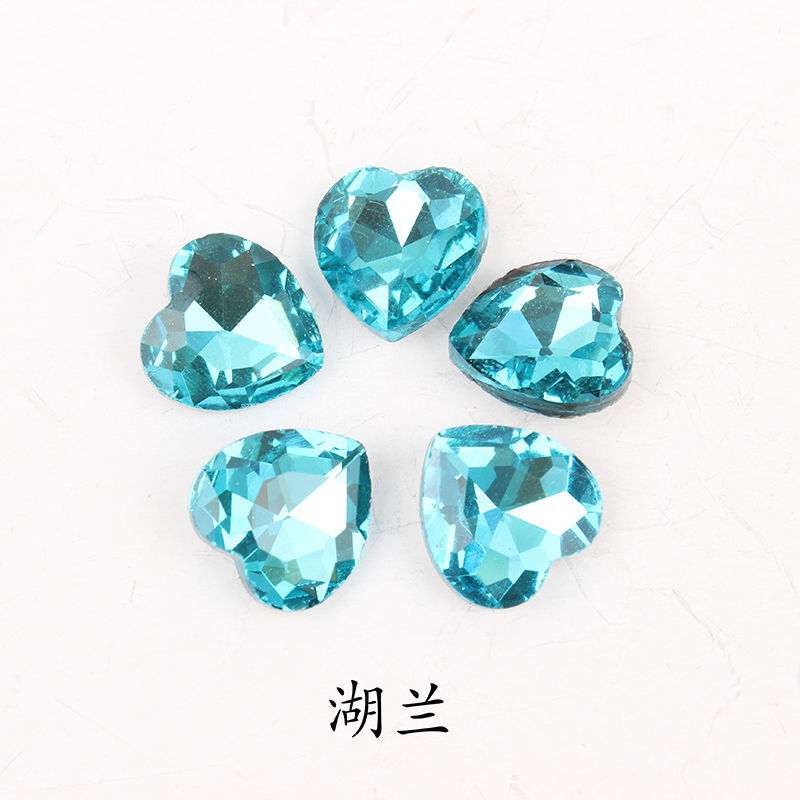Nail art accessories: Irregular-shaped diamond flat-bottom mixed set, popular online bestseller AB color champagne color super shiny water diamond Japanese nail art accessory 345 Application Scenario