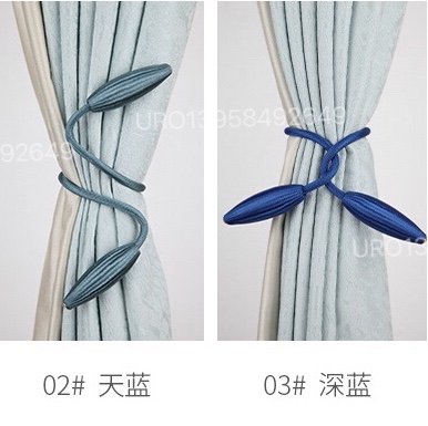 Home Curtain Holdbacks Woven Magnetic Curta Tiebacks