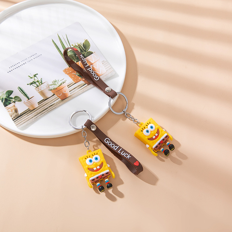 FLY552 Keychain Creative cartoon keychain Cute keychain cartoon three-dimensional keychain keychain pendant