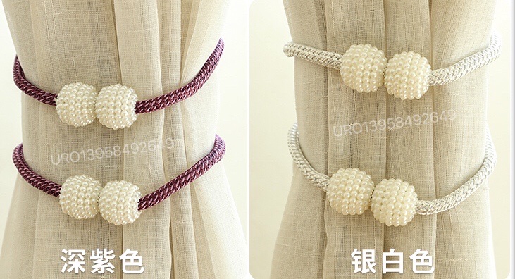 Pearl Magnetic Curtain Clip Curt Holders Tieback Clips Ha详情图2
