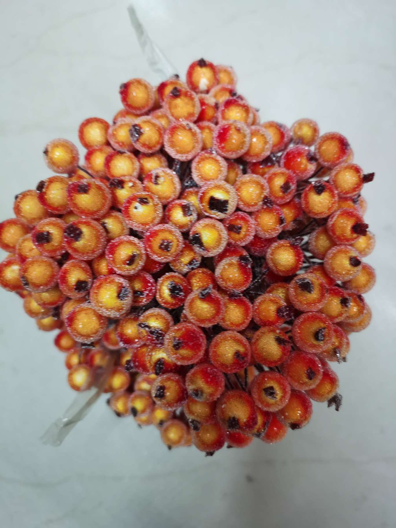 Glass fruit orange Christmas foam fruit glass fruit flower arrangement orange Application Scenario