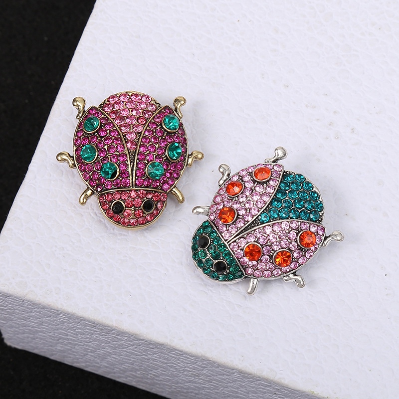 Cartoon insect Beetle brooch Female Korean version alloy brooch pin Clothing accessories brooch wholesale