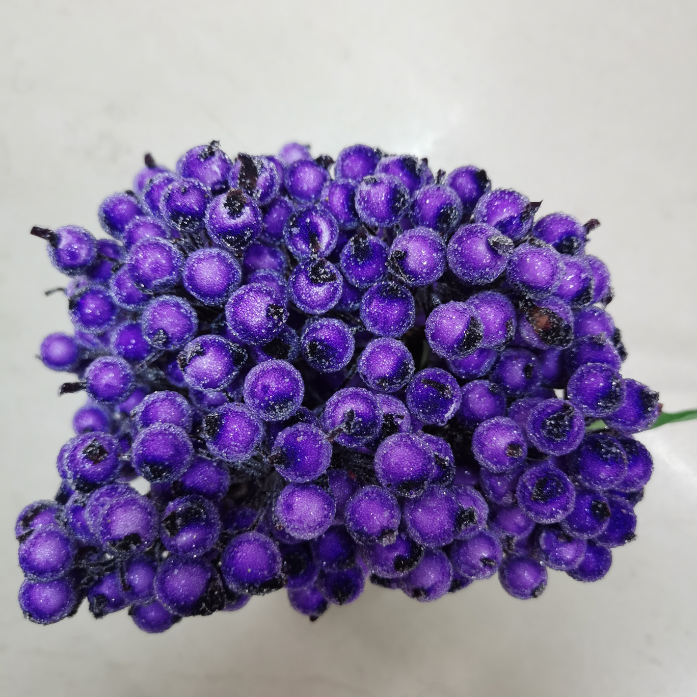 Glass fruit purple