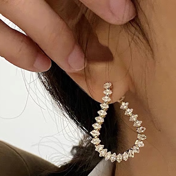 Glass abacus bead earrings