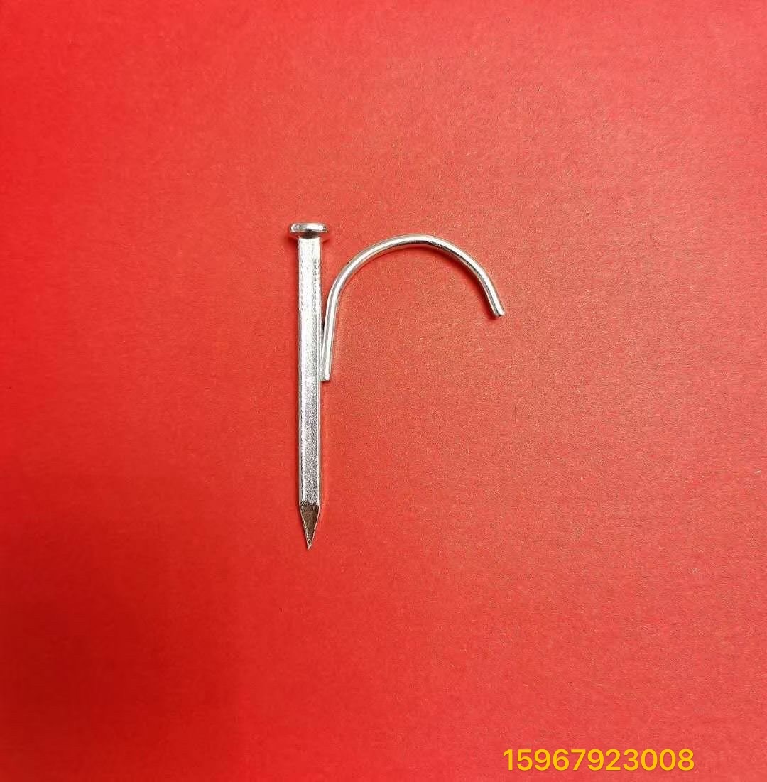 Yiwu quality goods, water pipe hook nails with color zinc plating 32 detail image 7