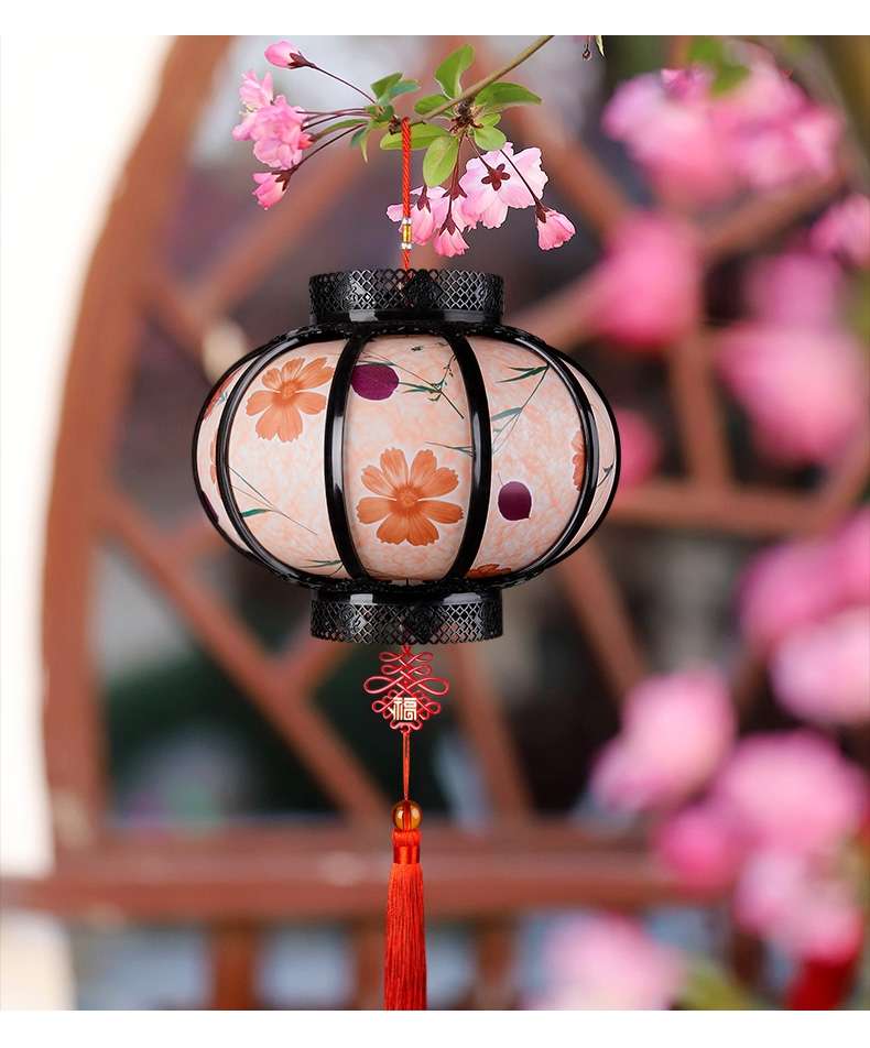 2021 New Pvc Anti-Garden Lights Stage Beauty Chen Decorative Shooting Classical Lanterns details Picture