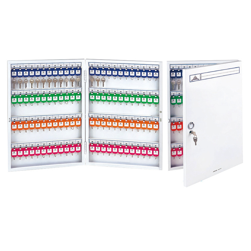 杰丽斯8705全金属钥匙箱96位钥匙盒挂壁钥匙柜钥匙收纳箱送钥匙环