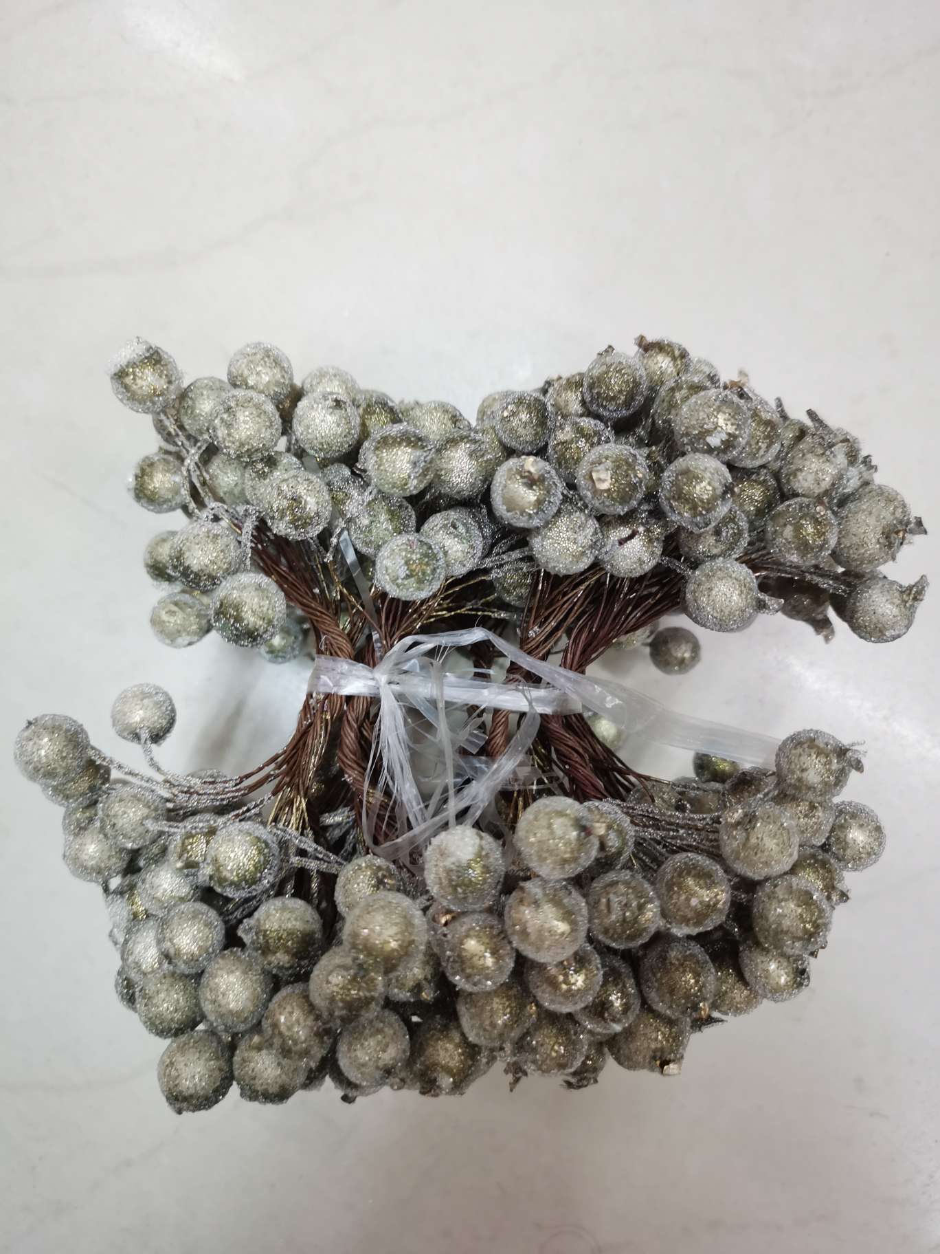 Glass fruit Christmas foam fruit DIY fruit details Picture