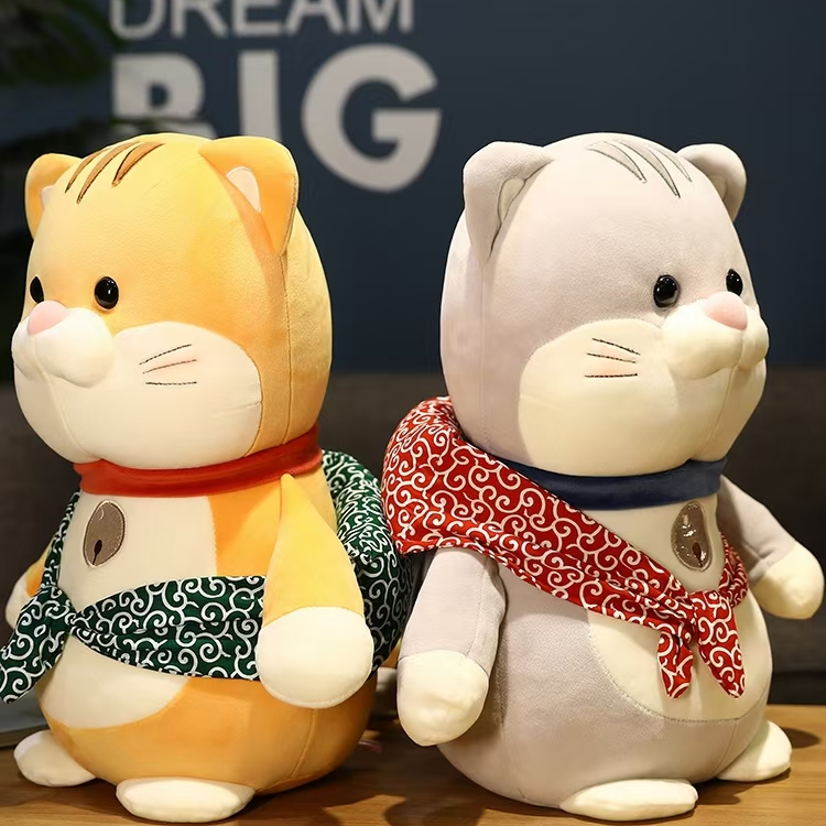 Dream plush toy 45cm travel cat cute plush throw pillow figure